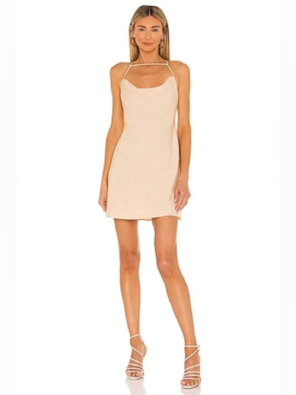 L'Academie Chessa Dress in Sand Yellow